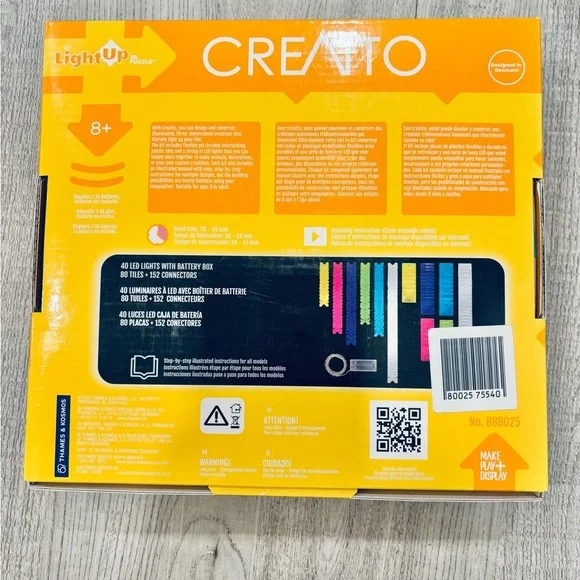 CREATTO Rainbow Butterfly Light-Up 3D Puzzle Activity Kit - Picture 5 of 6